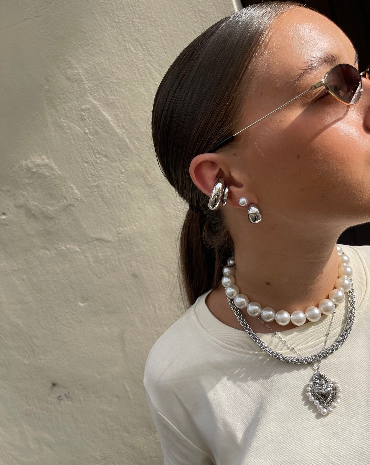 cuore Silver Perle Bohem