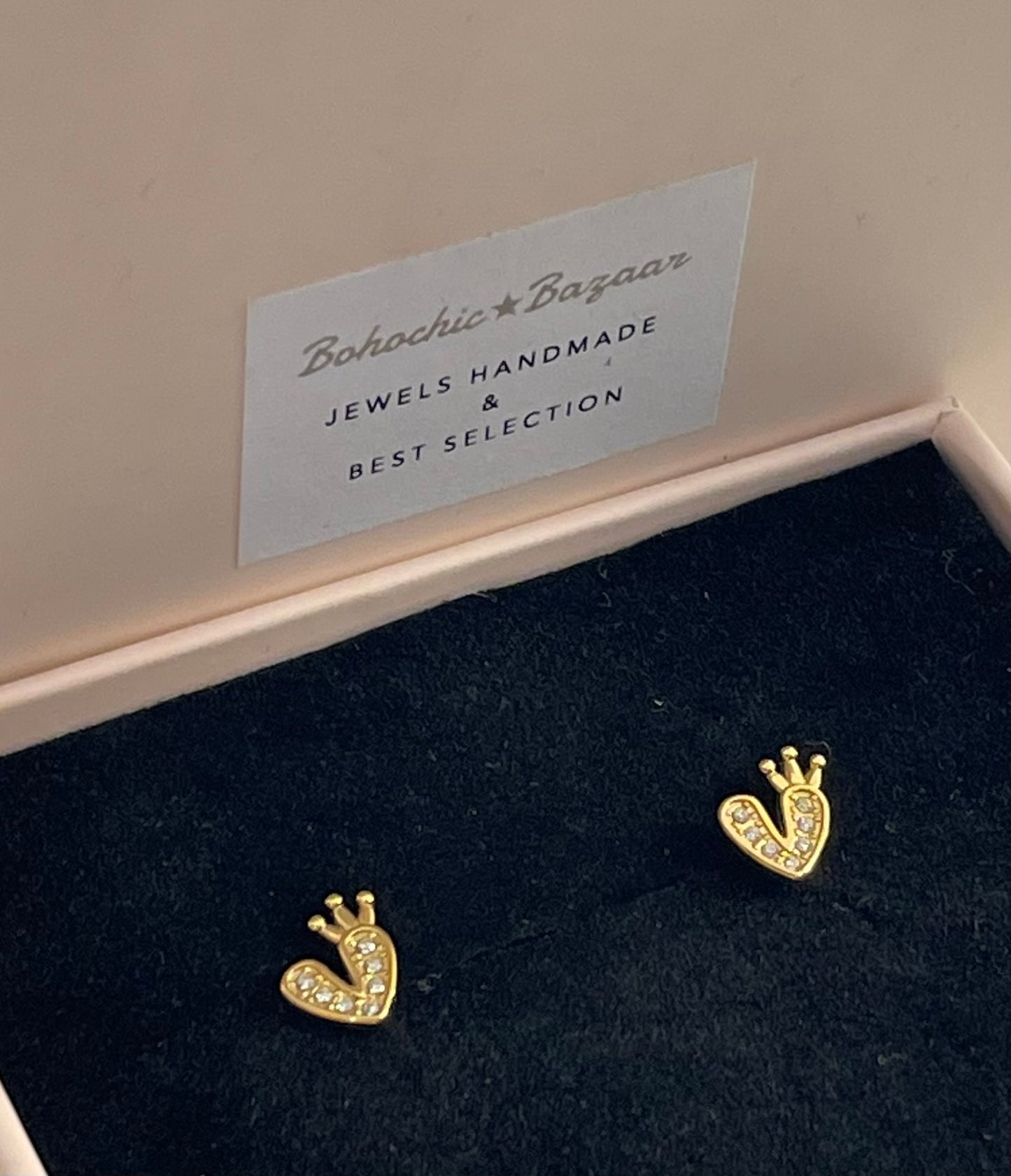 Bottoncini Gold Zirconati