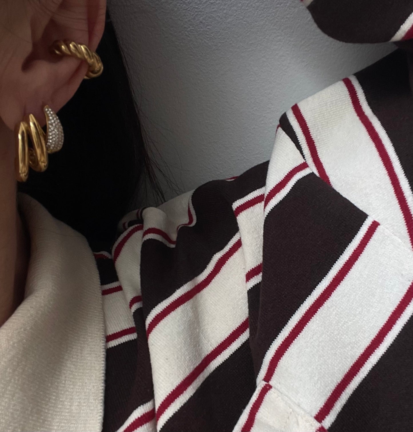 Earcuff Torchon Croissant 🥐