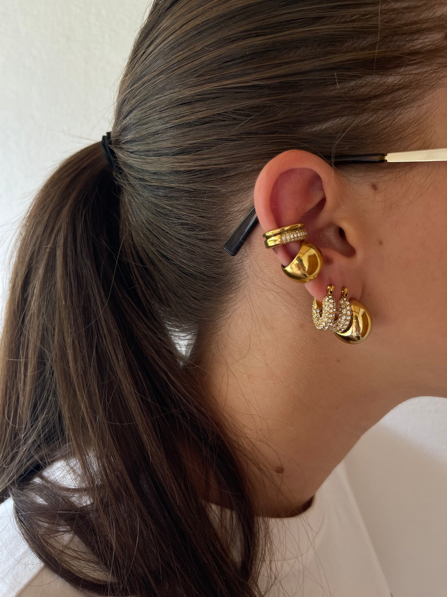 Earcuff Bold Zircon stones