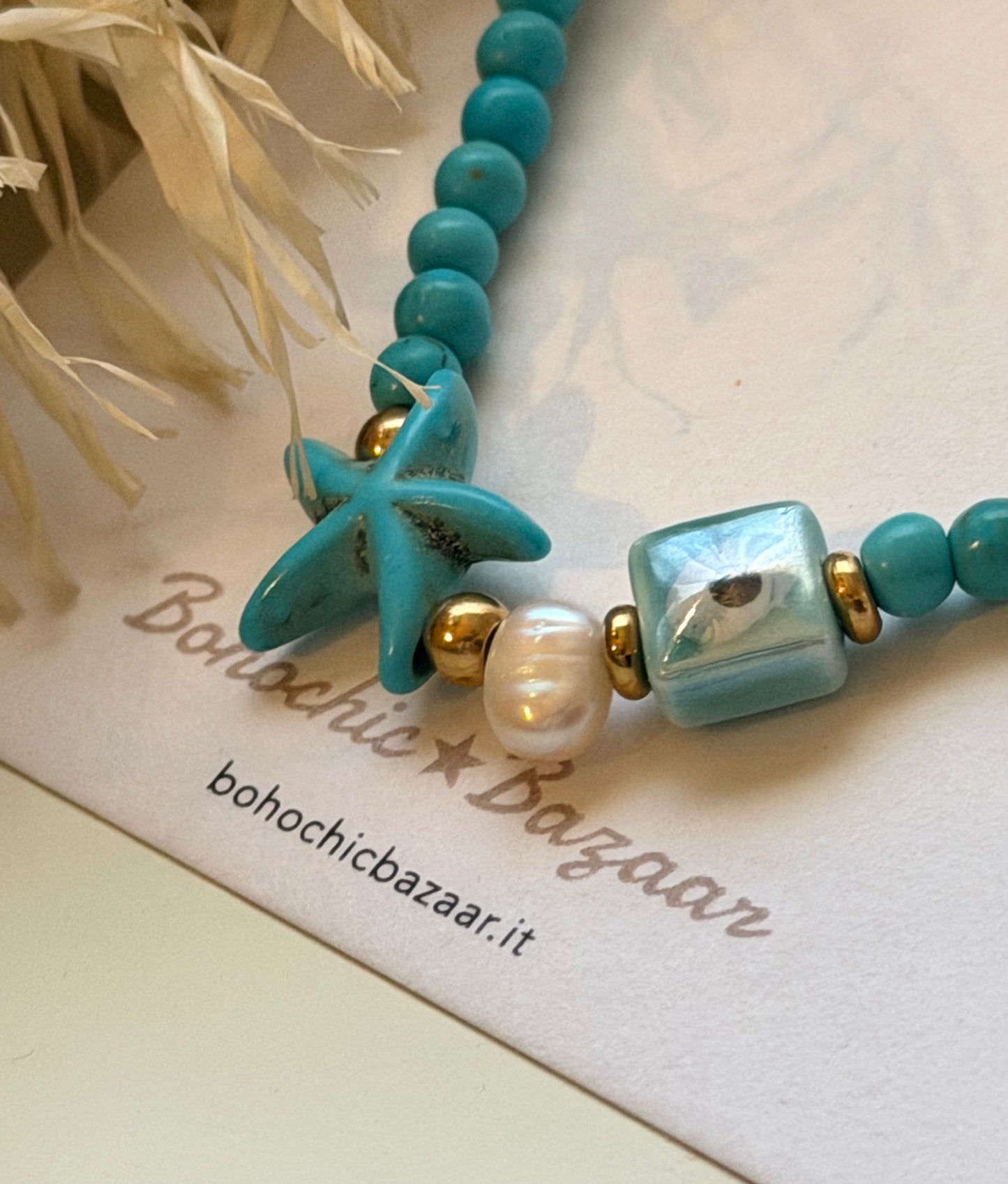 Cavigliera Turquoise
