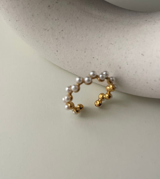 Anello perle girotondo