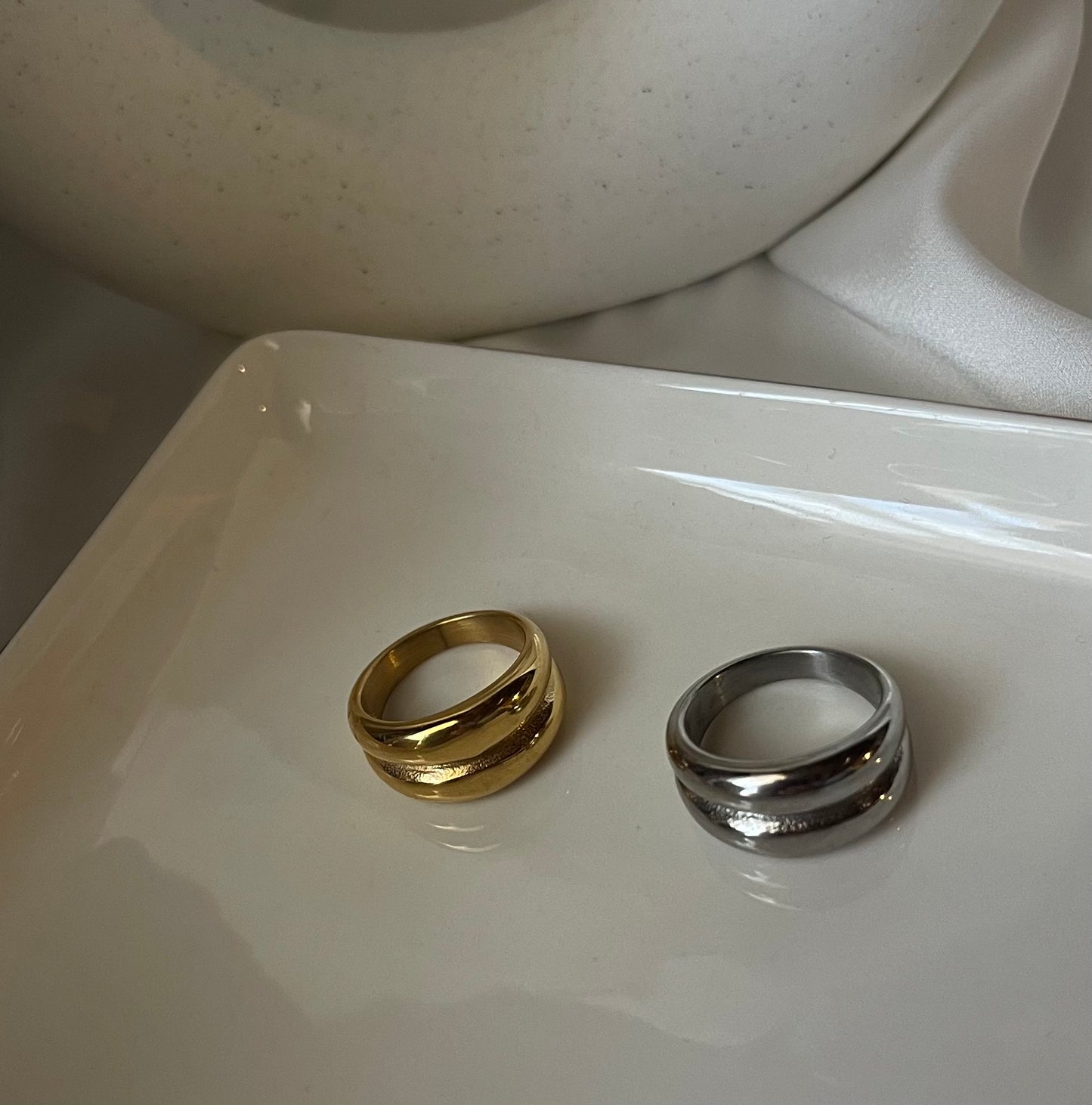Anello Double Bold