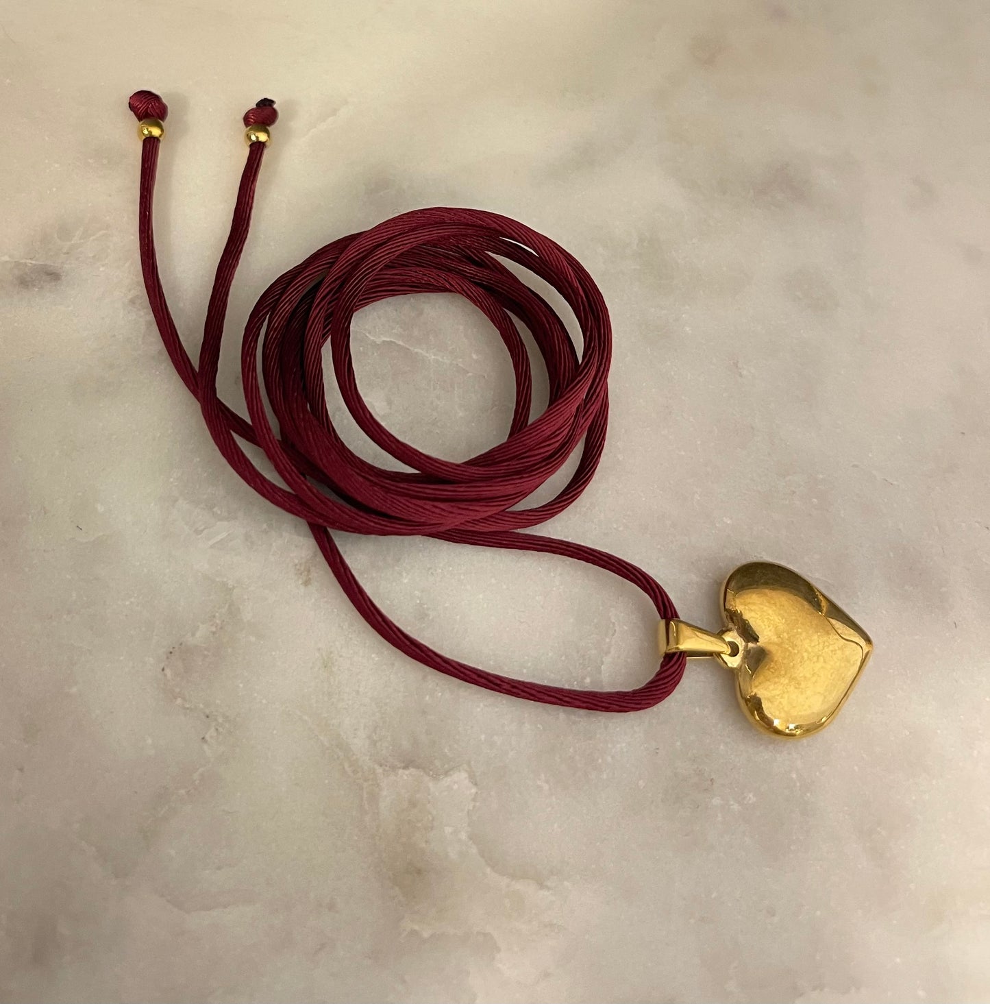 Choker Satin Burgundy