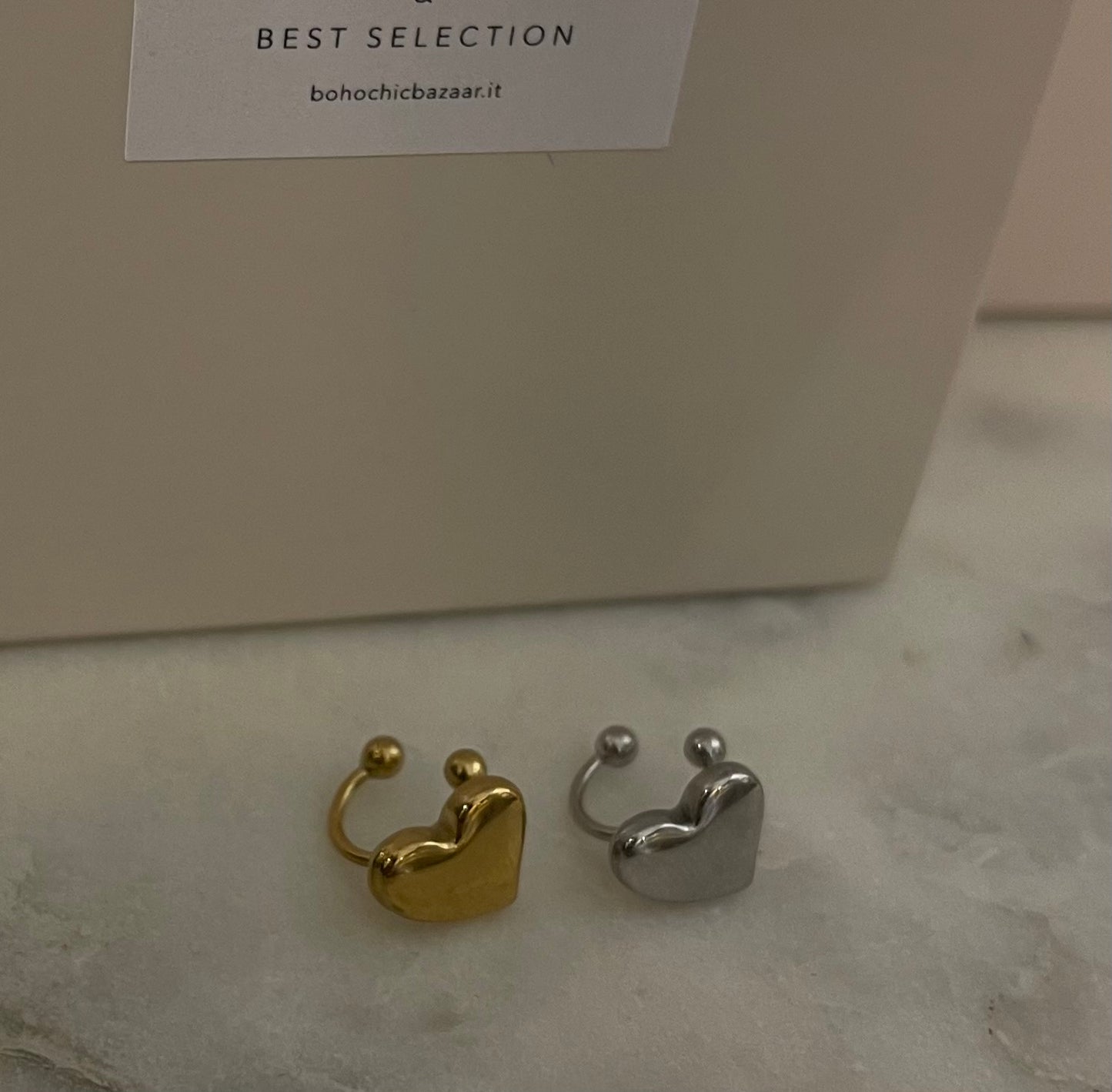 Earcuff Cuoricino Bold