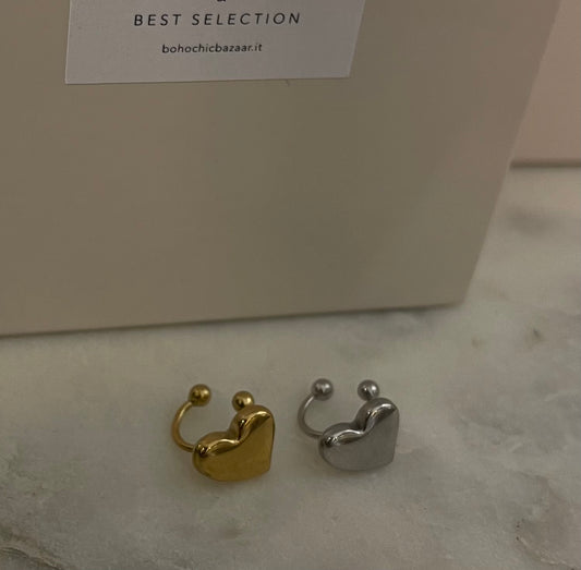 Earcuff Cuoricino Bold