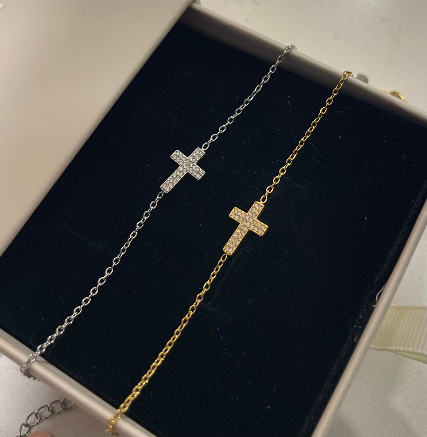 Bracciale Croce zirconata