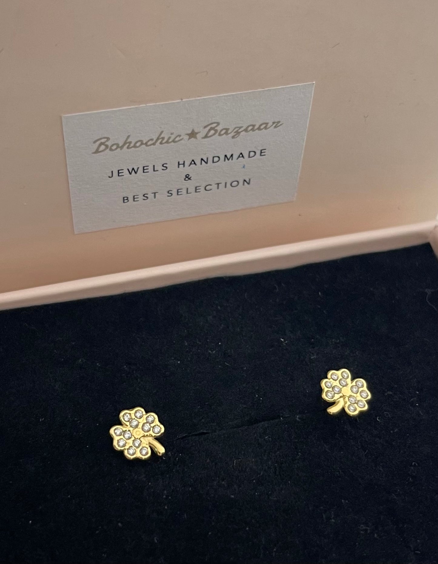 Bottoncini Gold Zirconati