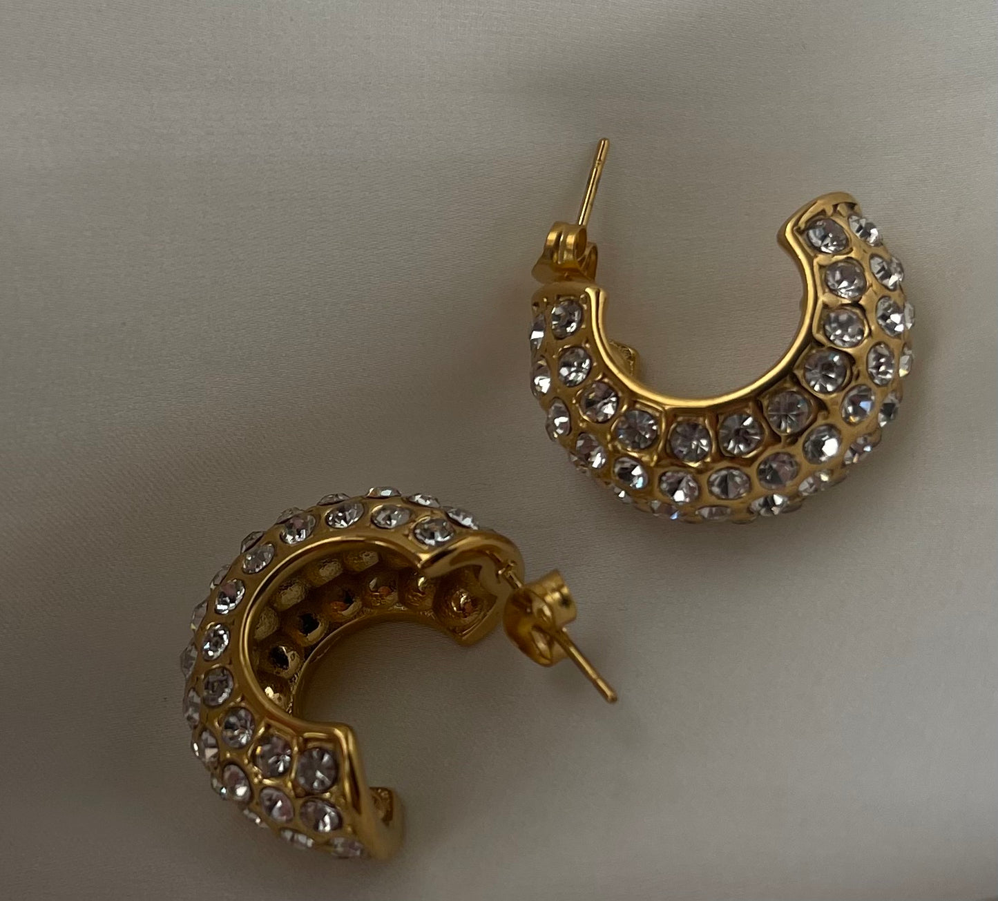 Bomb Diamond Hoops