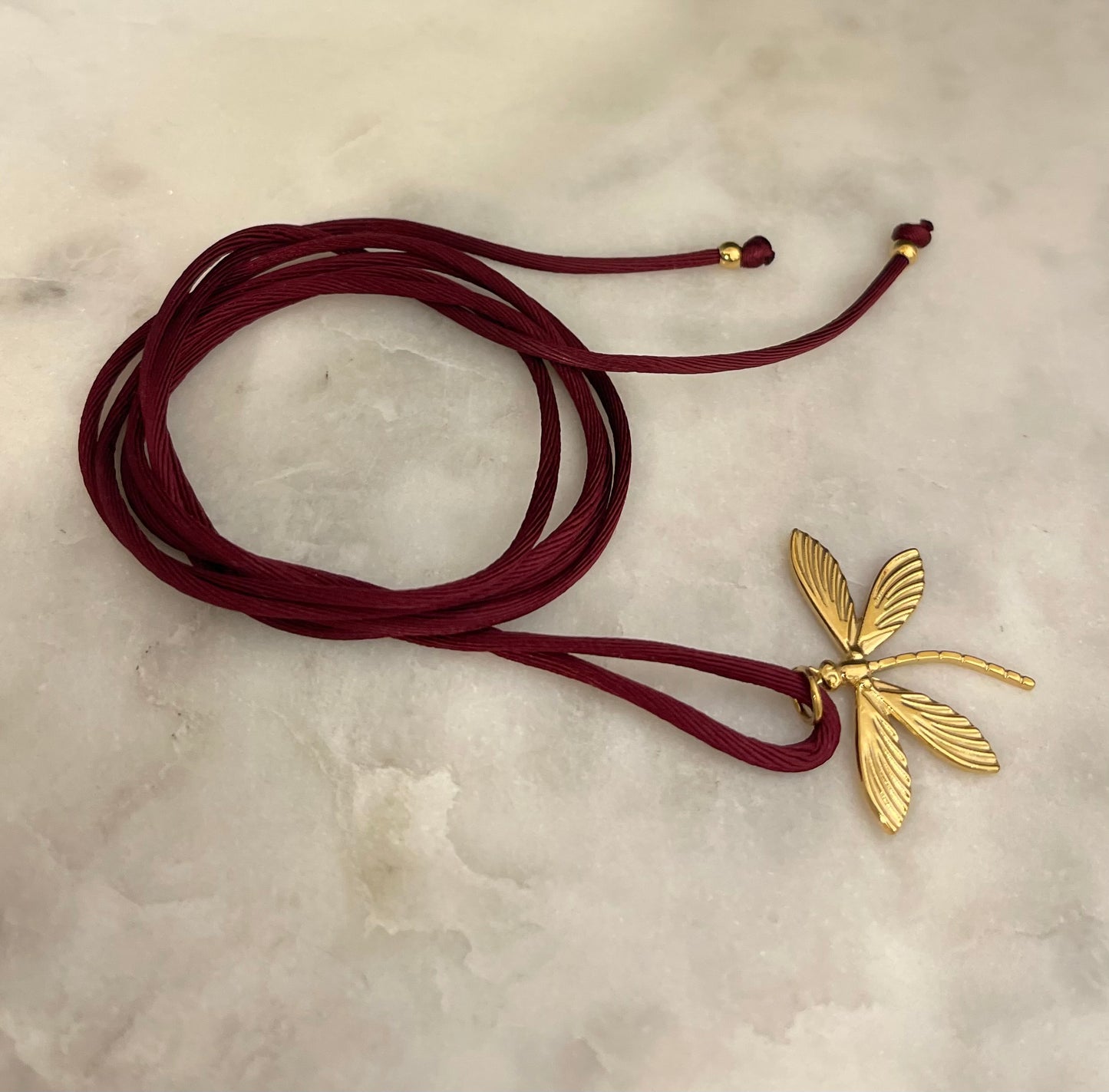 Choker Satin Burgundy