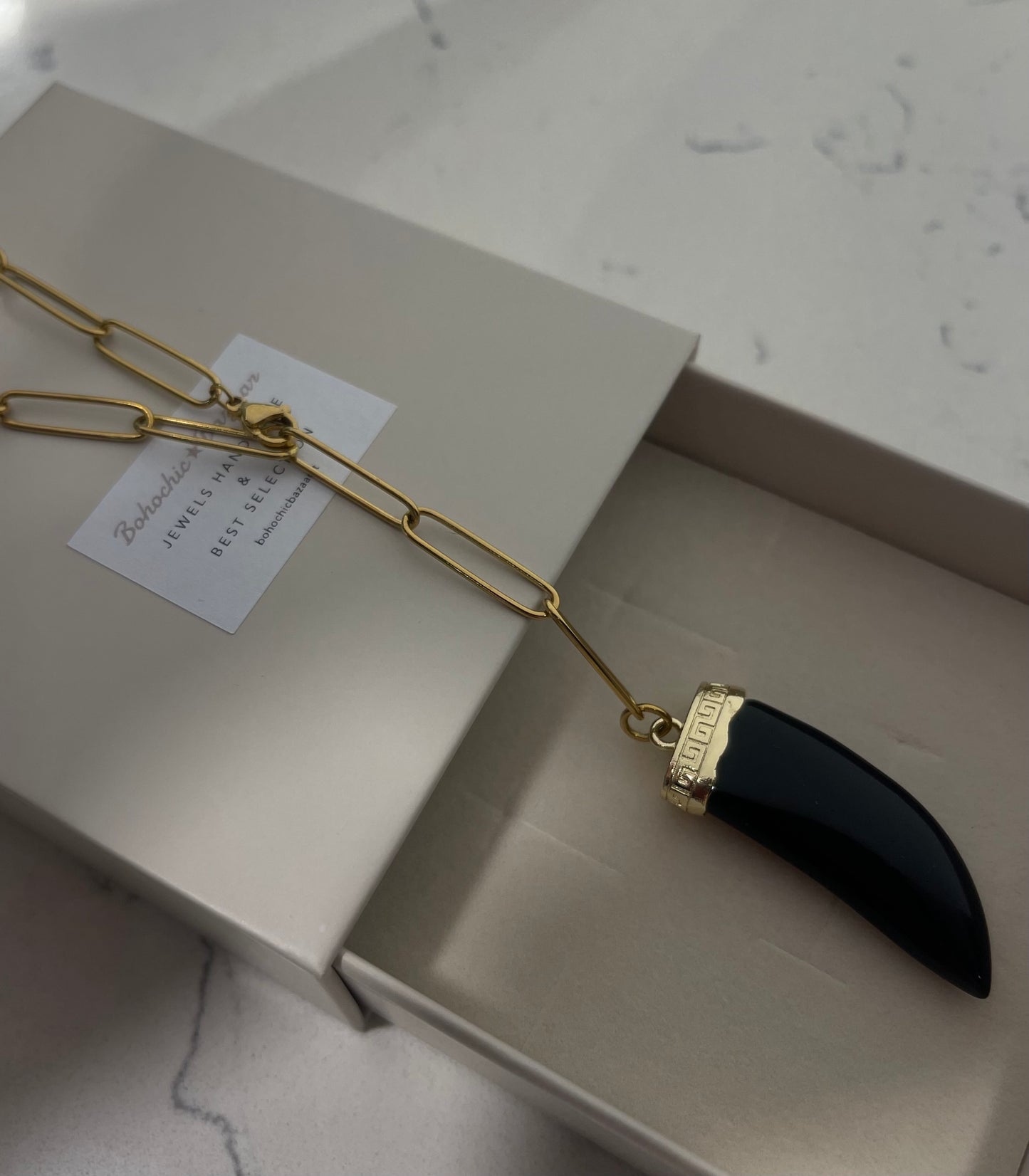 Baguette Maxi corno Nero