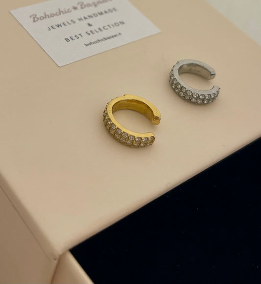 Earcuff Zirconato Pavè