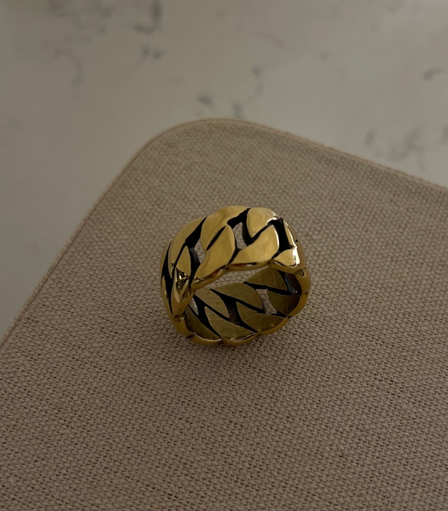 Anello Grumetta fascia larga