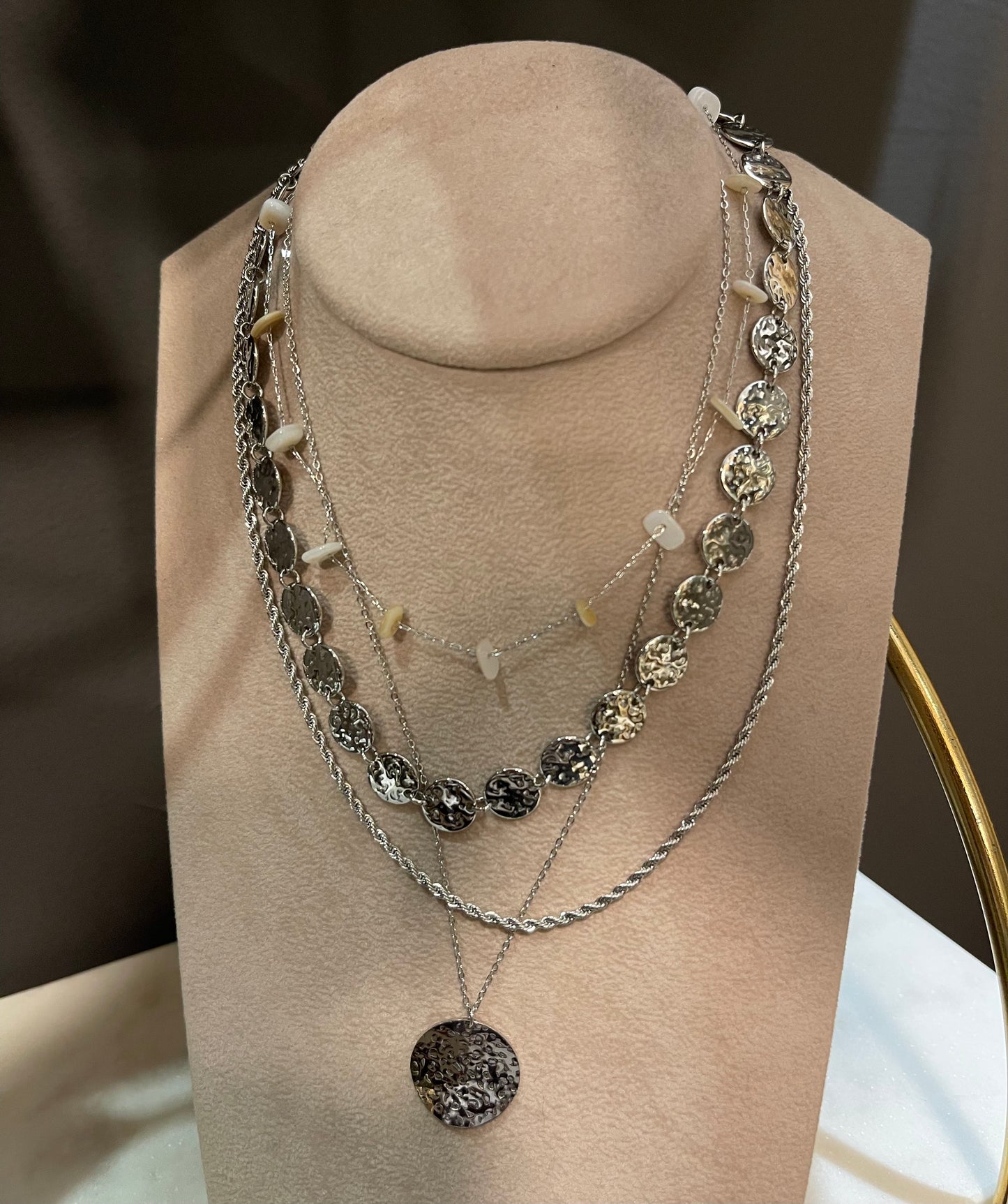 Boho Double necklace