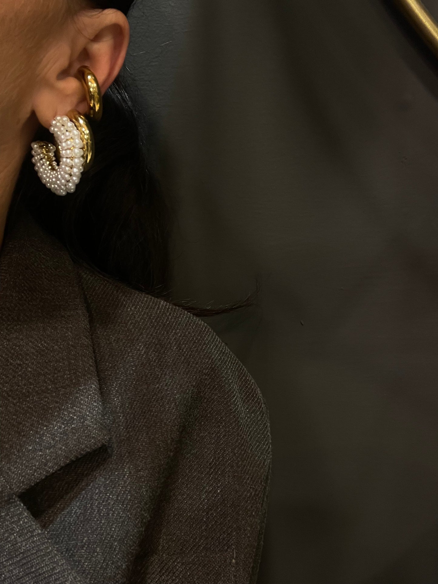 Maxi Hoops Perle Bomb