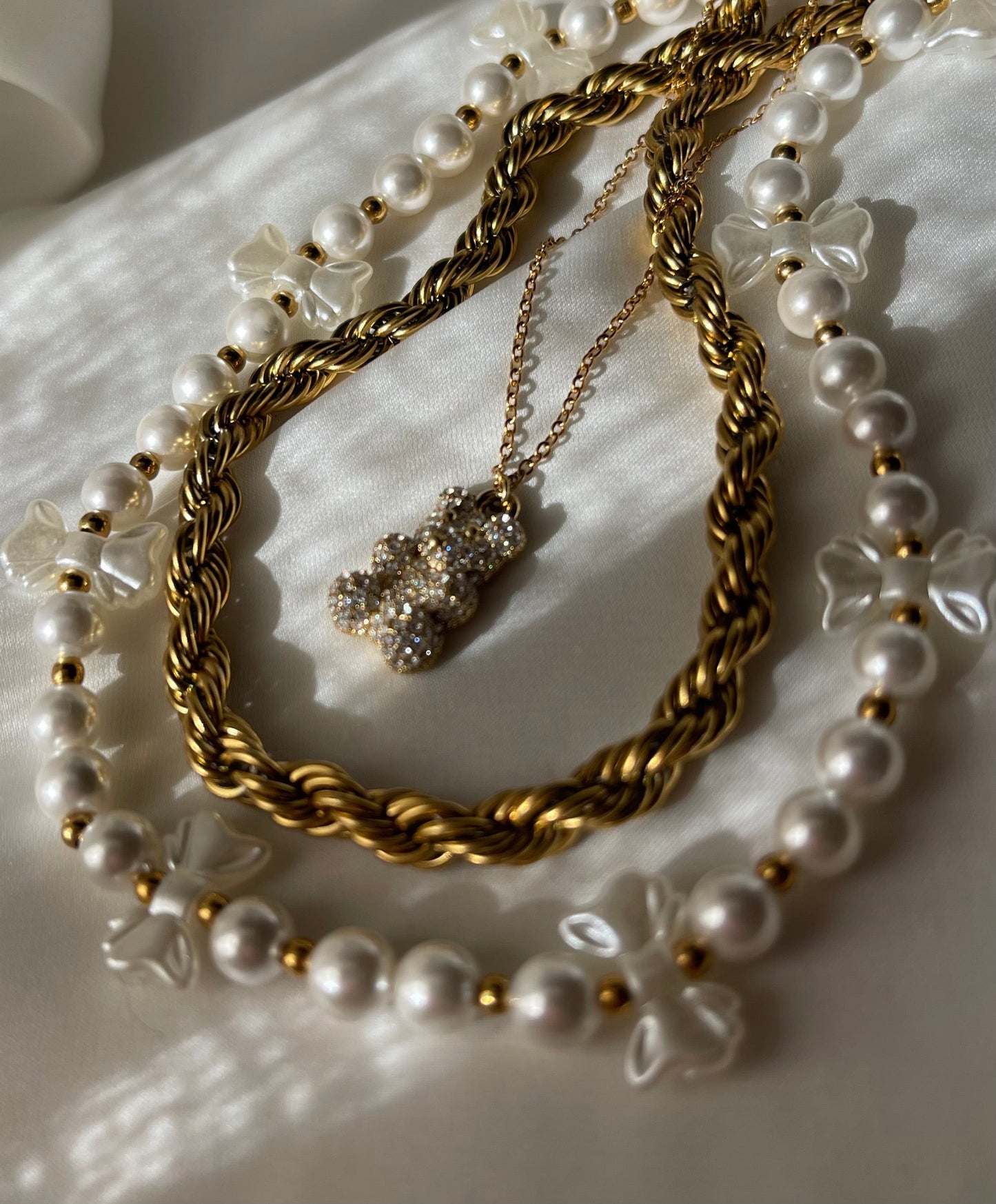 Collana Fiocchi Perle