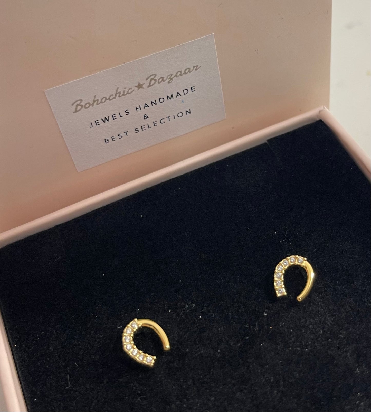 Bottoncini Gold Zirconati