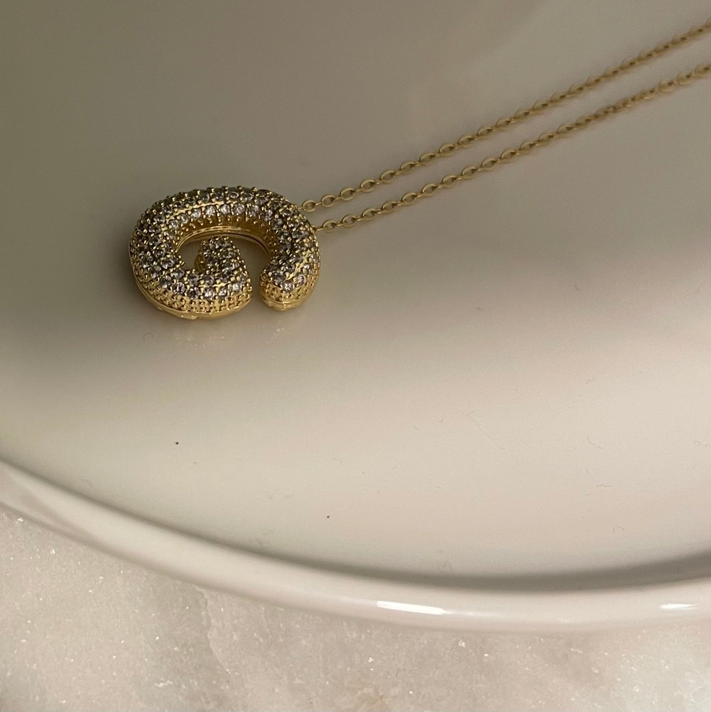 Collana MONOGRAM infilata GOLD