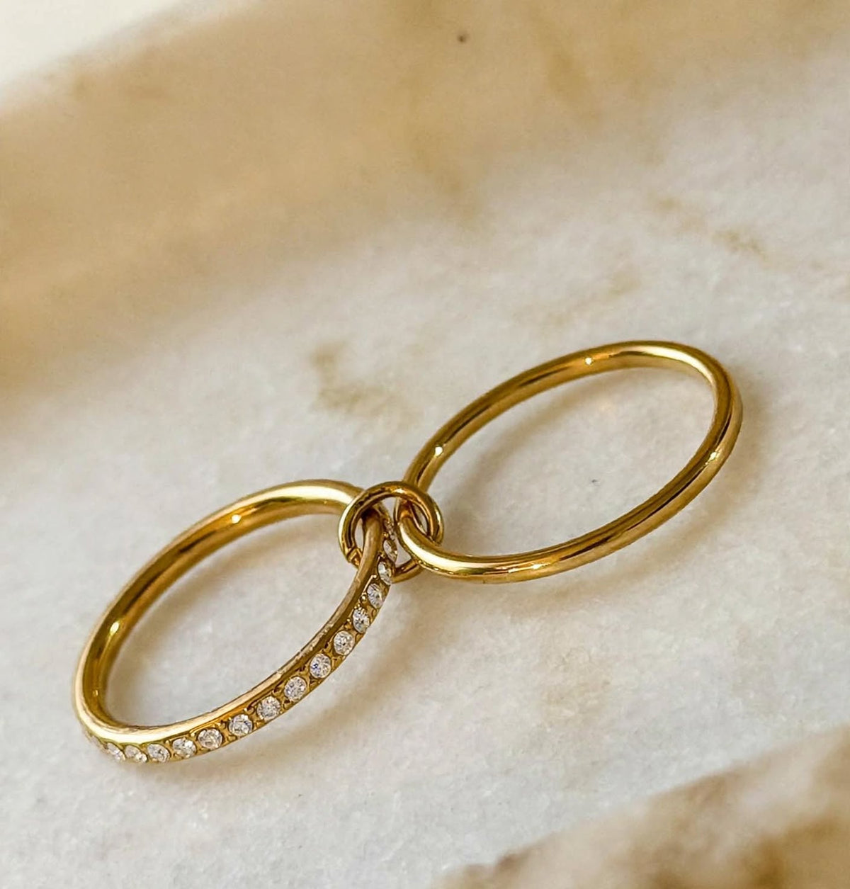 Anello fedine Double