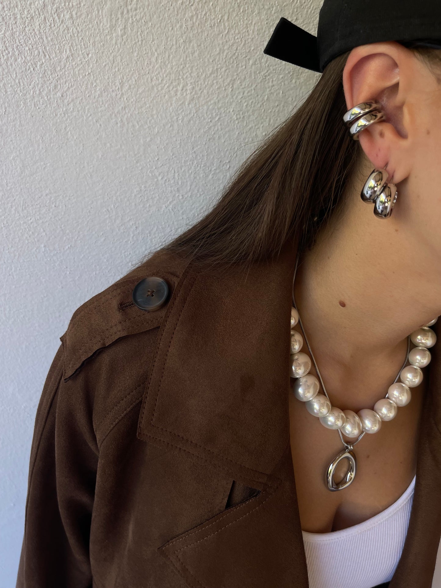 Collier Maxi Perle Ovali