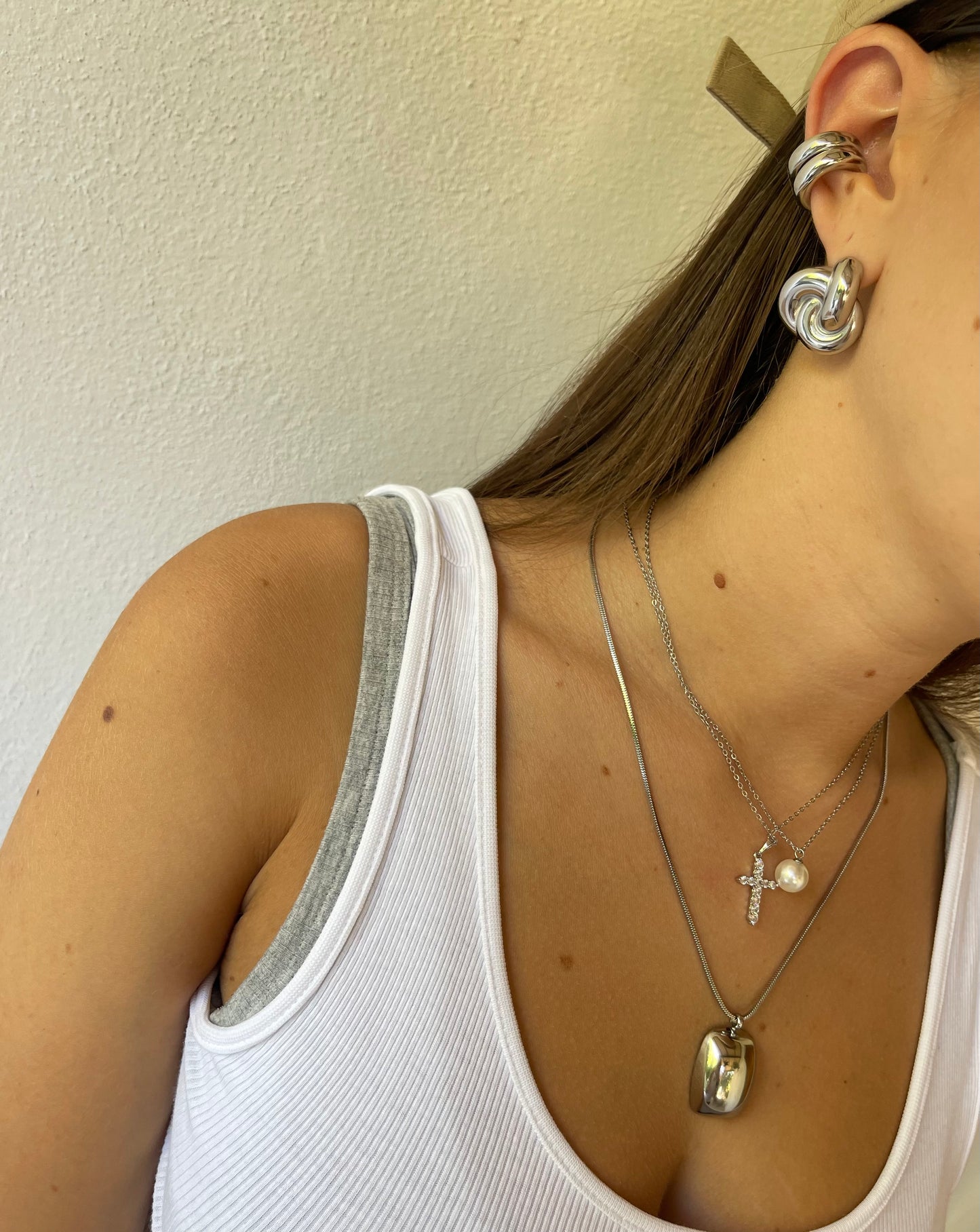 Collana Perla charm