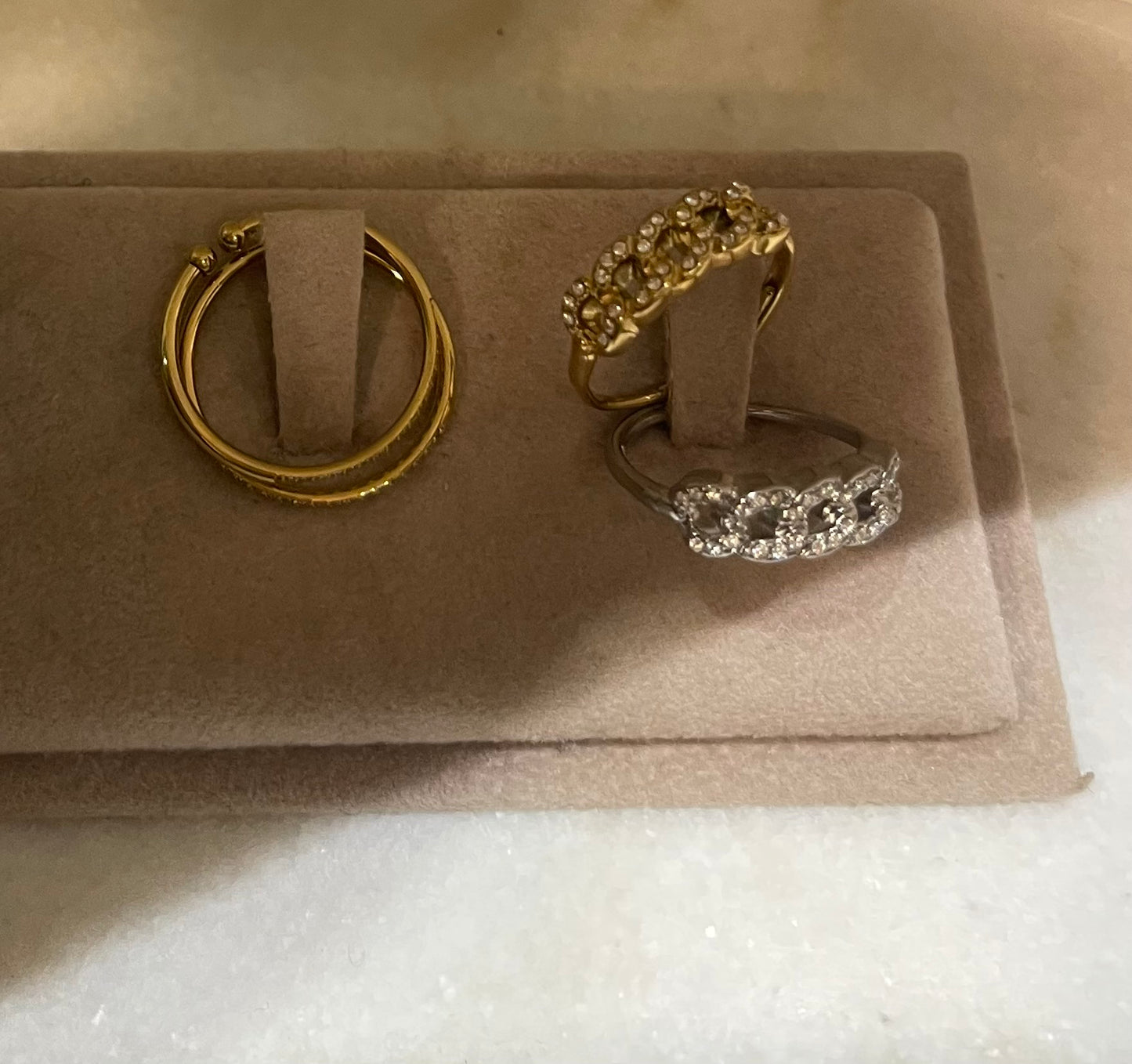 Anello Grumetta zirconata