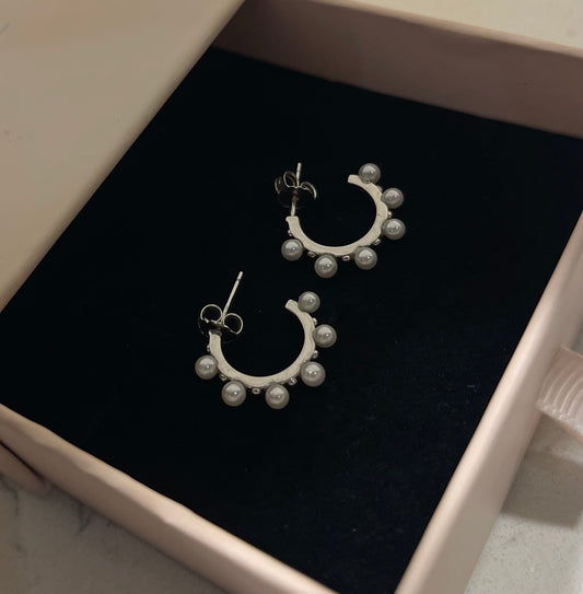 Mini Hoops Perle