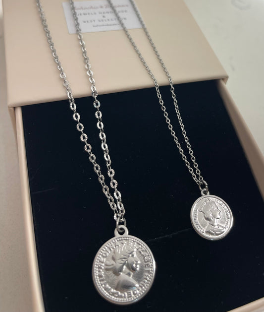 Collana Medaglia Silver