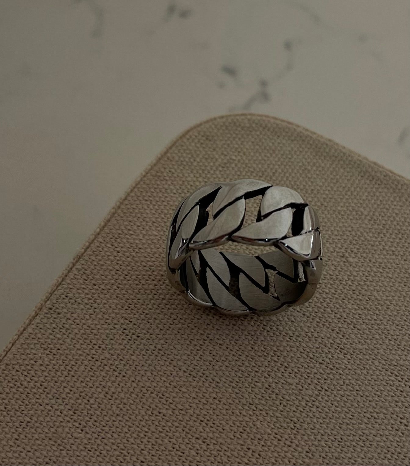 Anello Grumetta fascia larga