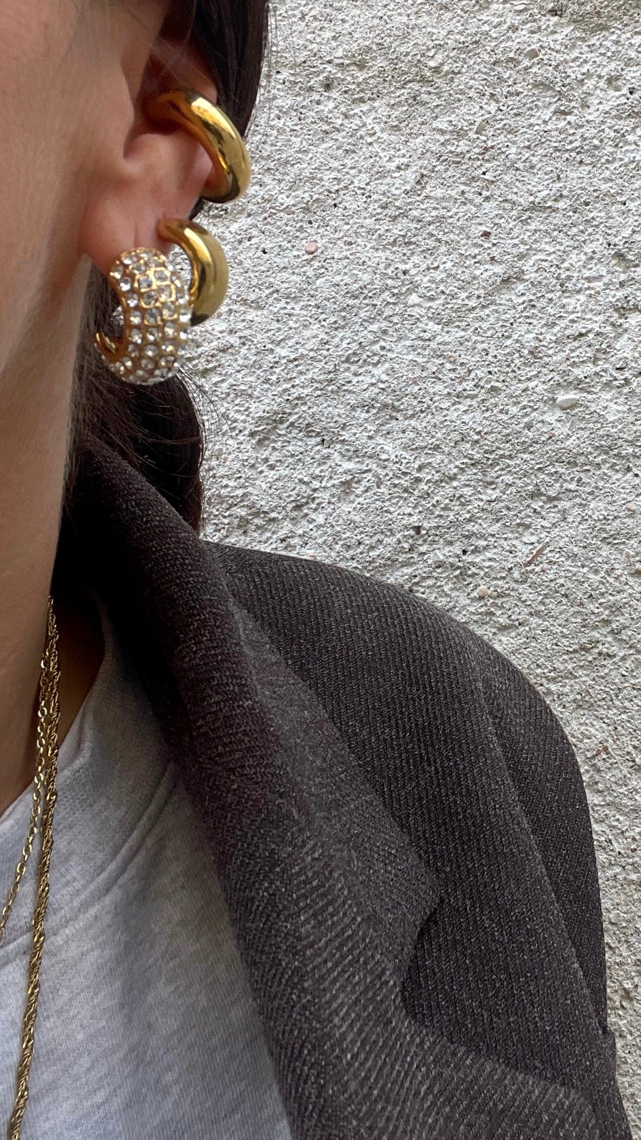 Bomb Diamond Hoops