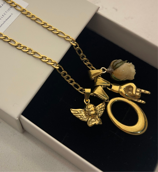 Collana Circle Rose