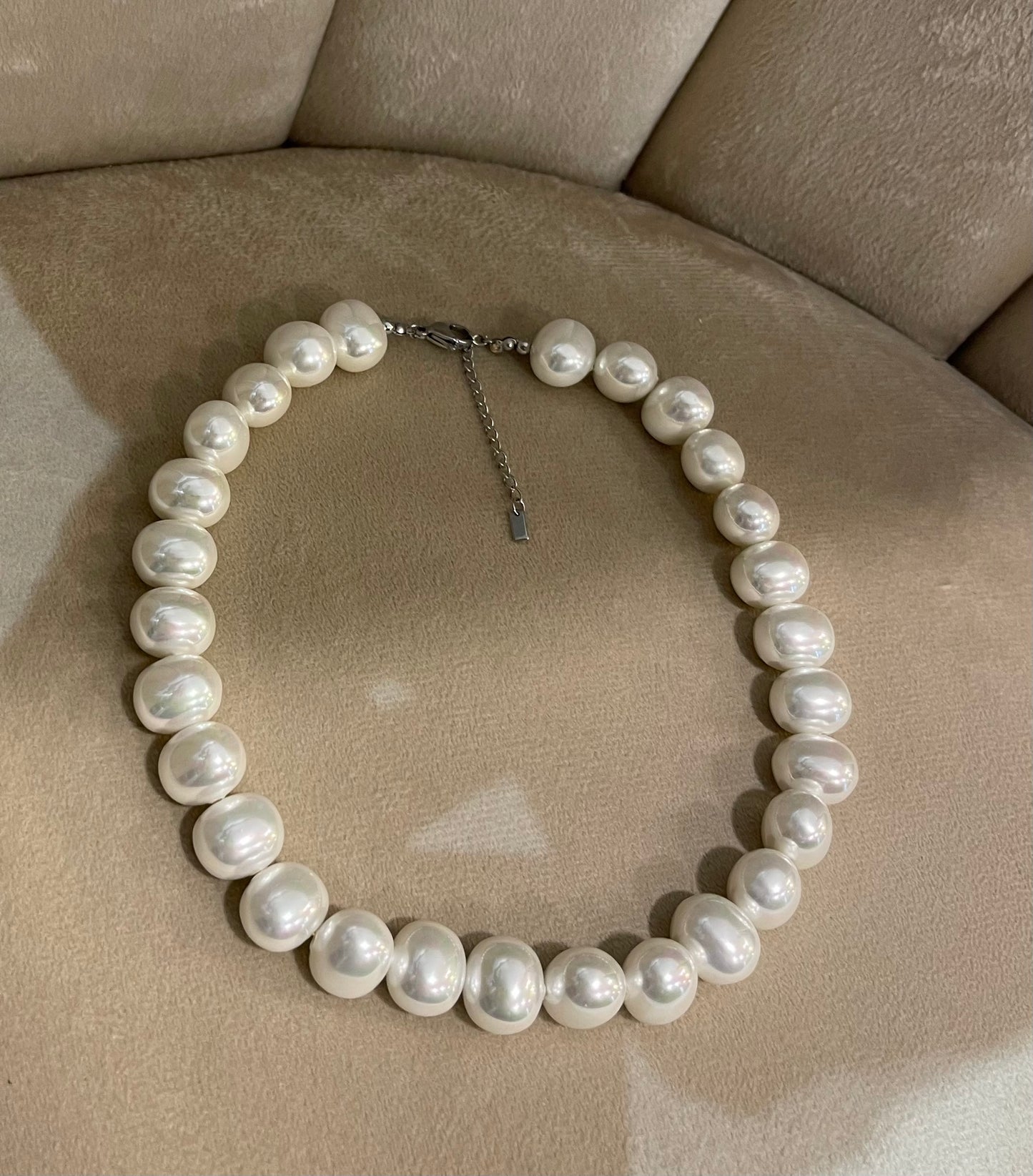 Collier Maxi Perle Ovali