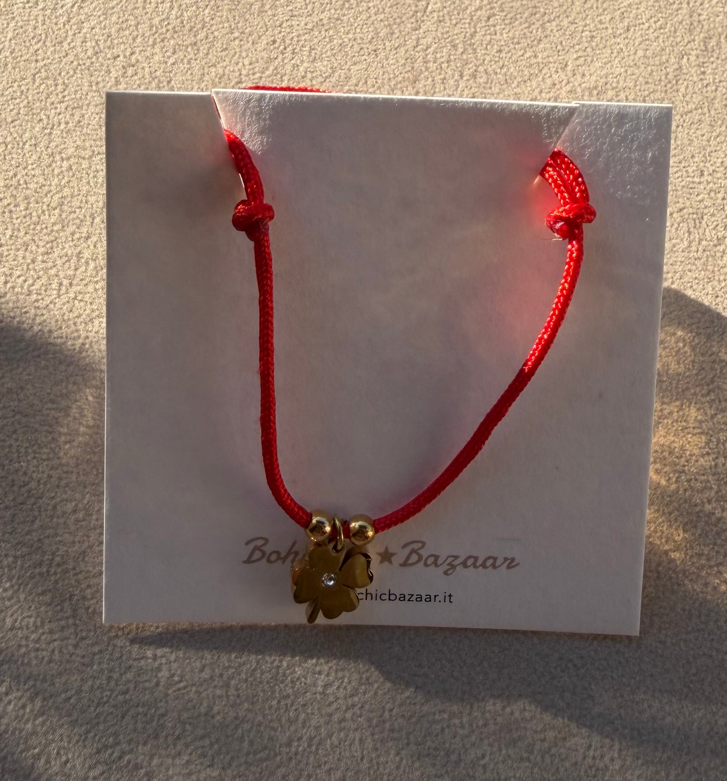 Braccialetto filo rosso