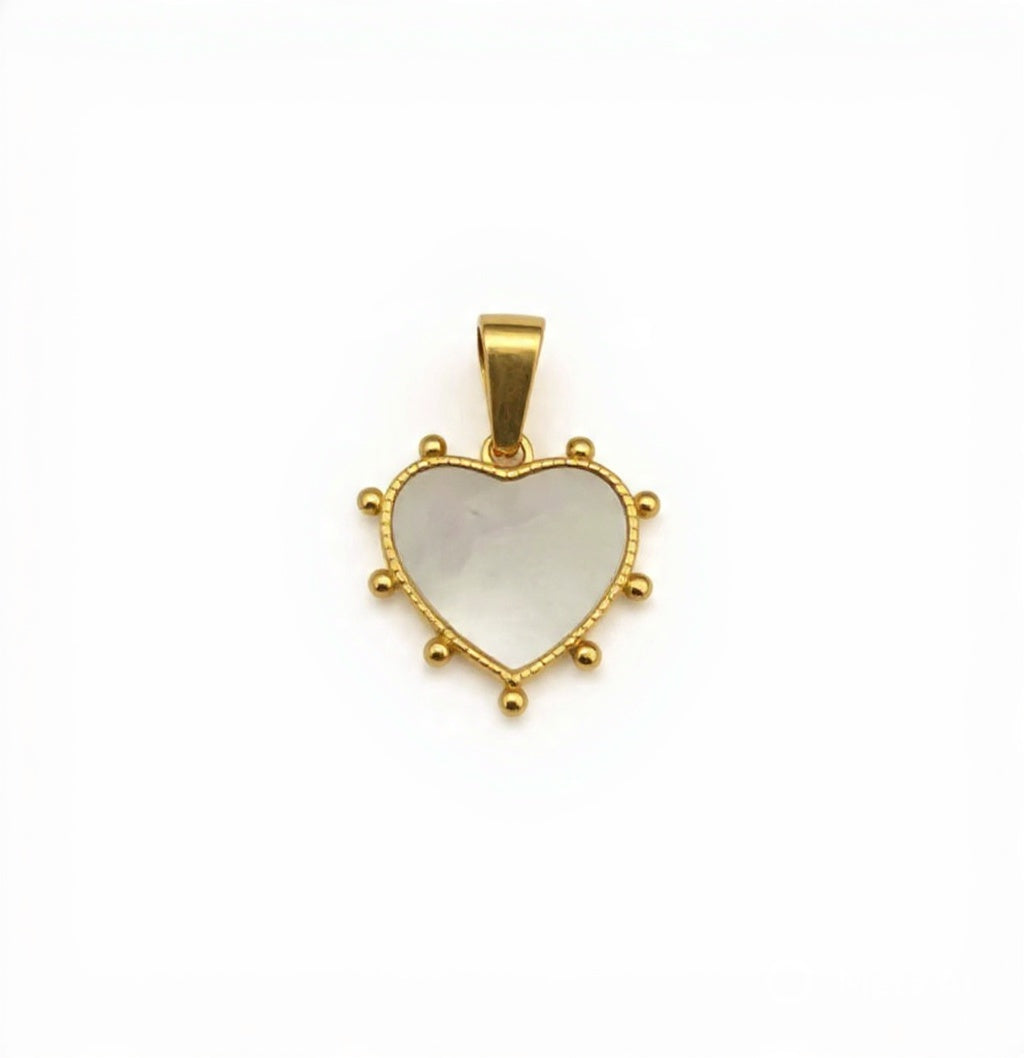 CUORE BORCHIATO MADREPERLA