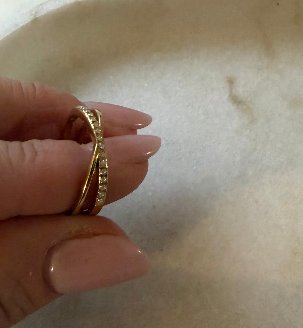 Anello Intreccio Diamond