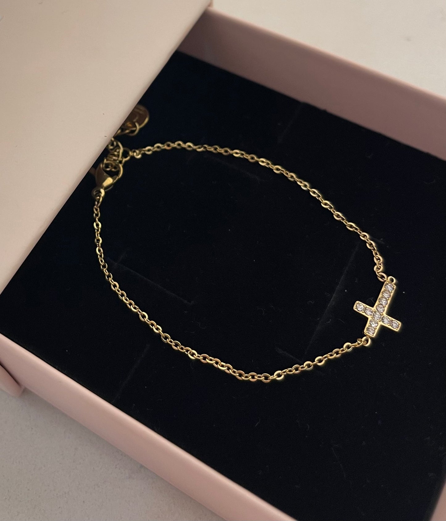 Bracciale Croce zirconata