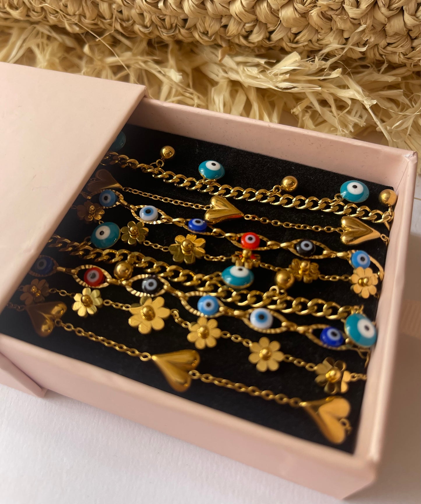 Evil eyes Gold Colors