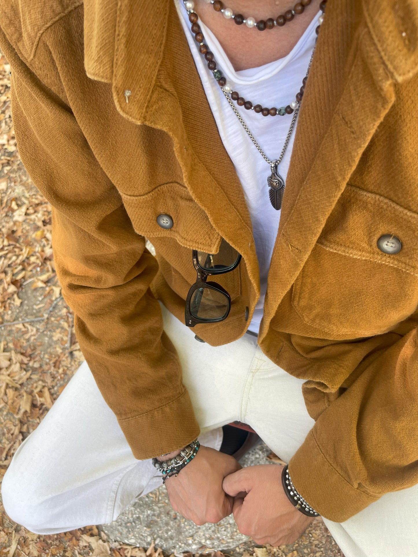 Collana Perle & Legno
