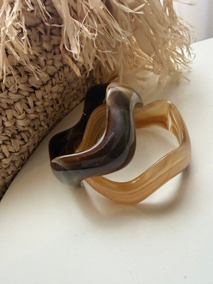 Browny Bangle Waves