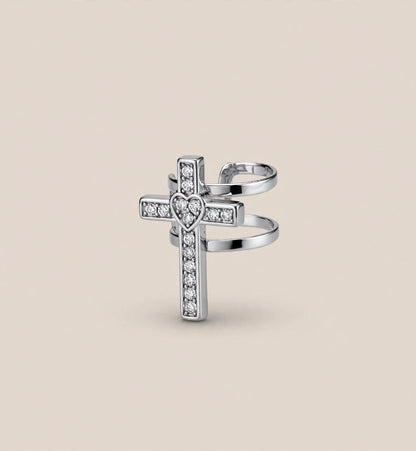 Earcuff crocetta zirconata