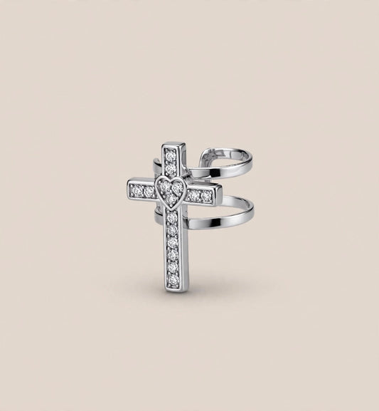 Earcuff crocetta zirconata