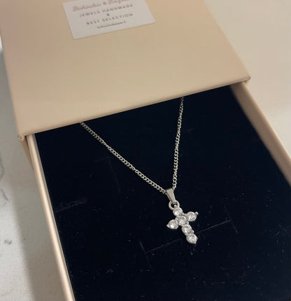 Crocette Silver Zircon Stones