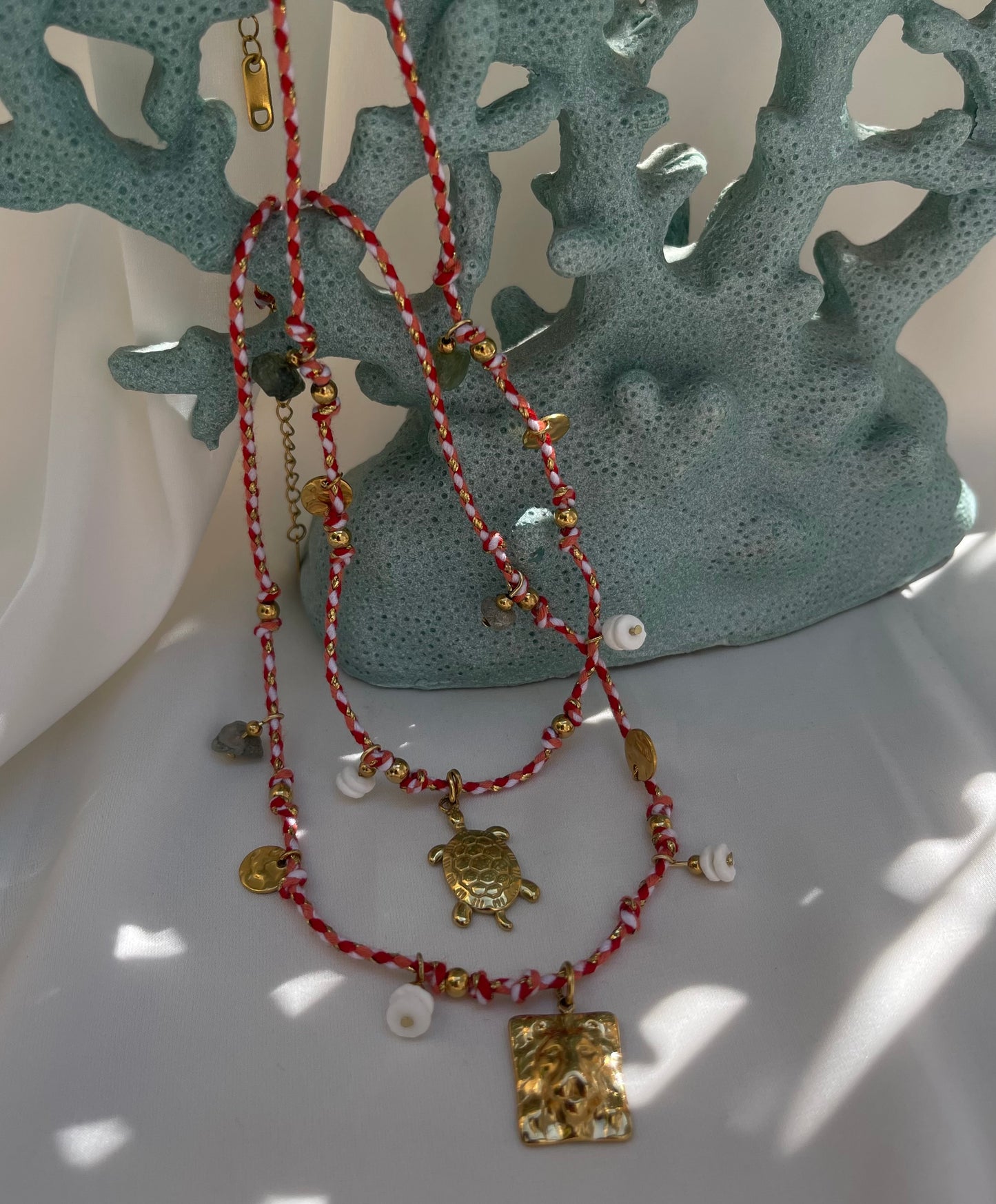 BohoChic Necklace Corallo