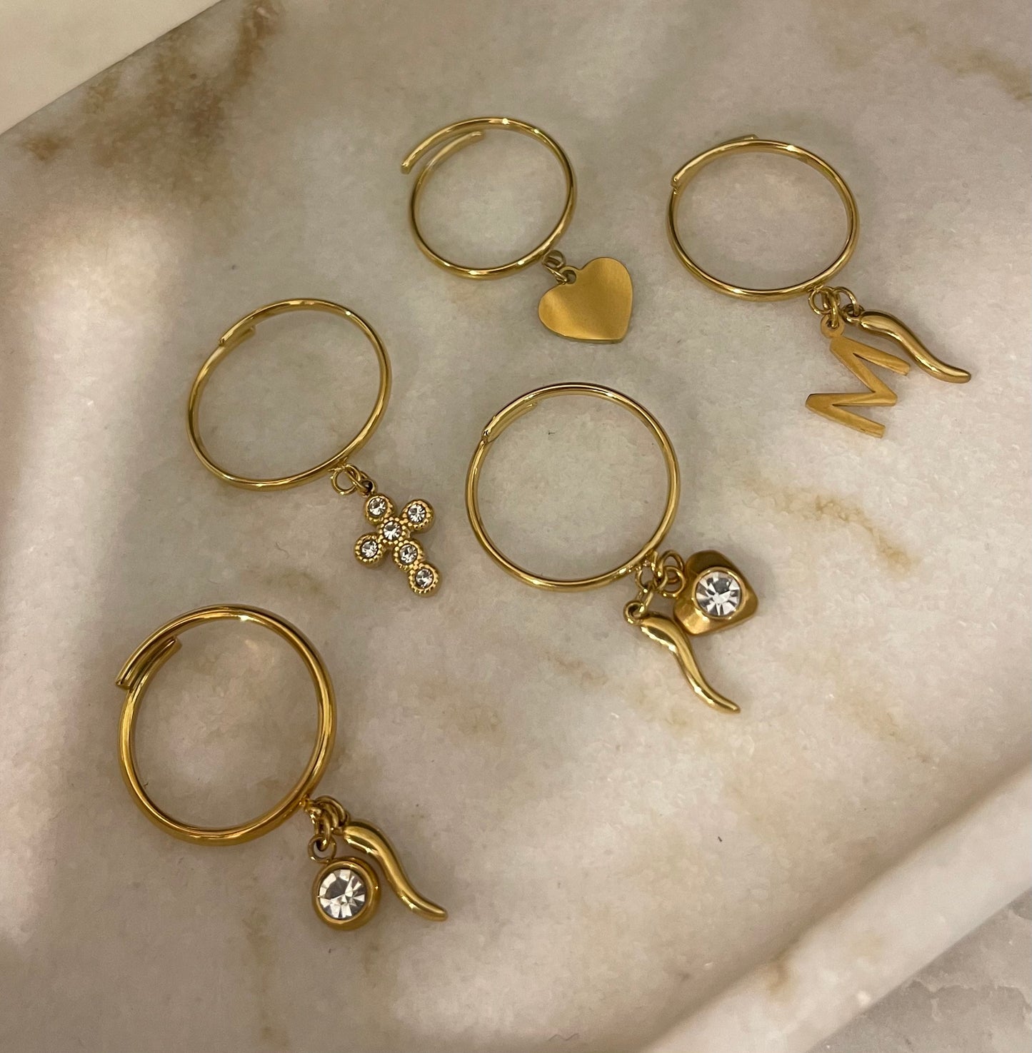 Anellini Gold Charms