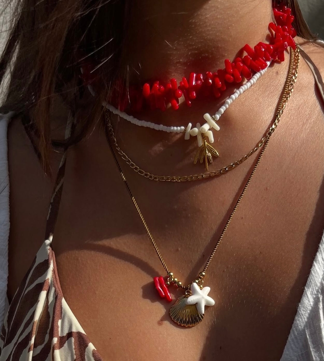 Collana Coralli Rossi