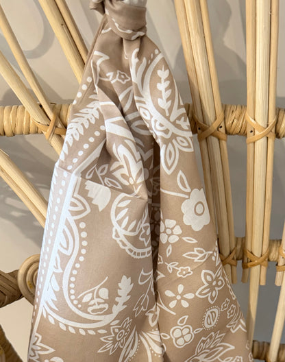 Foulard  Garden sable