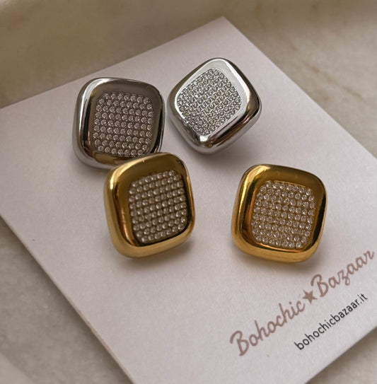 Bottone Zirconato vintage Designe