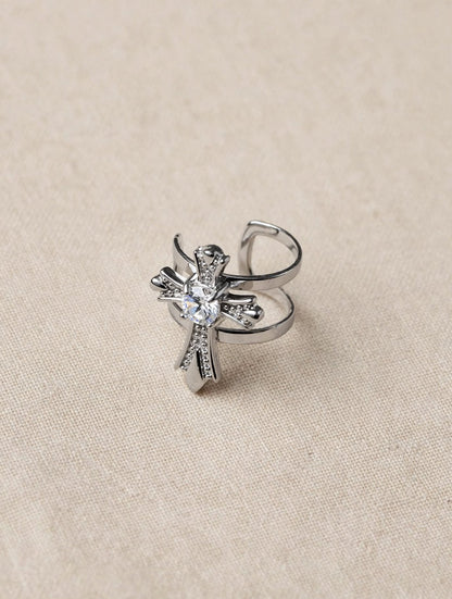 Earcuff croce barocca