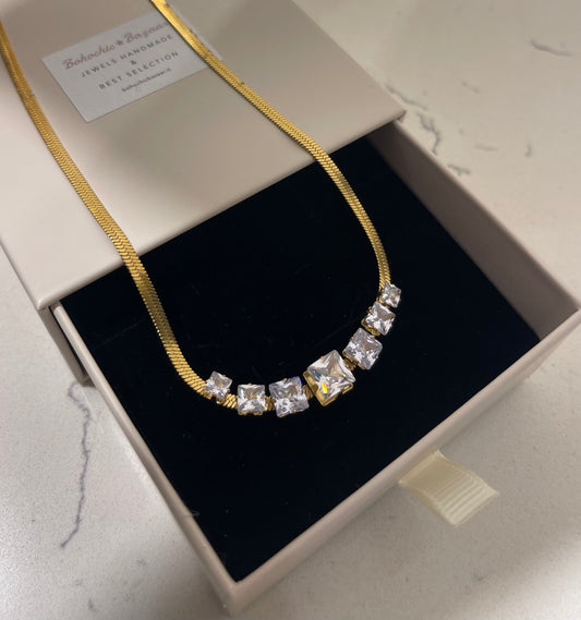 Collana Snake Diamond