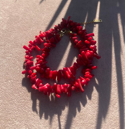Collana Coralli Rossi